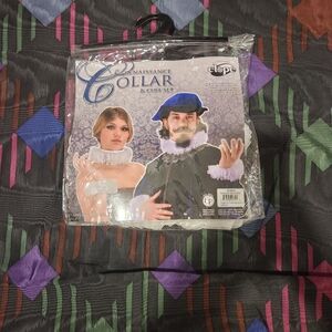 Elope Renaissance Collar & Cuff Set - White